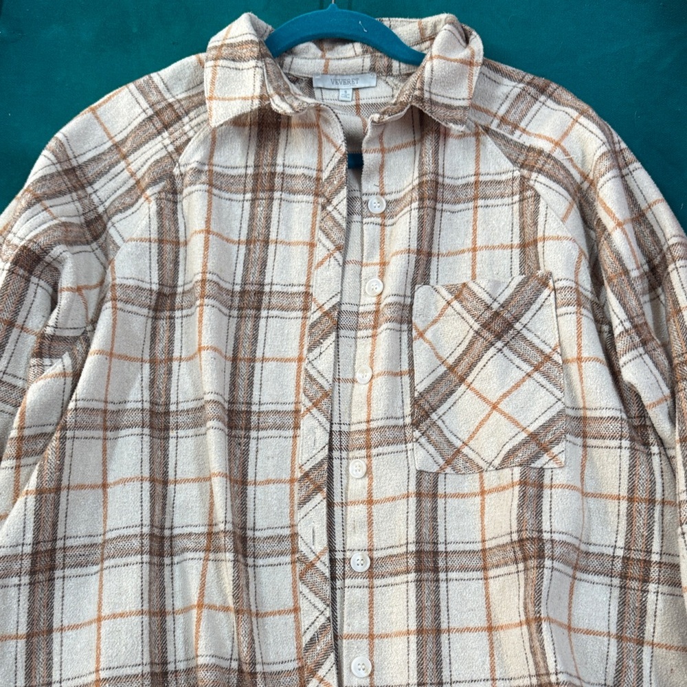 Plaid Button-Up Shirt